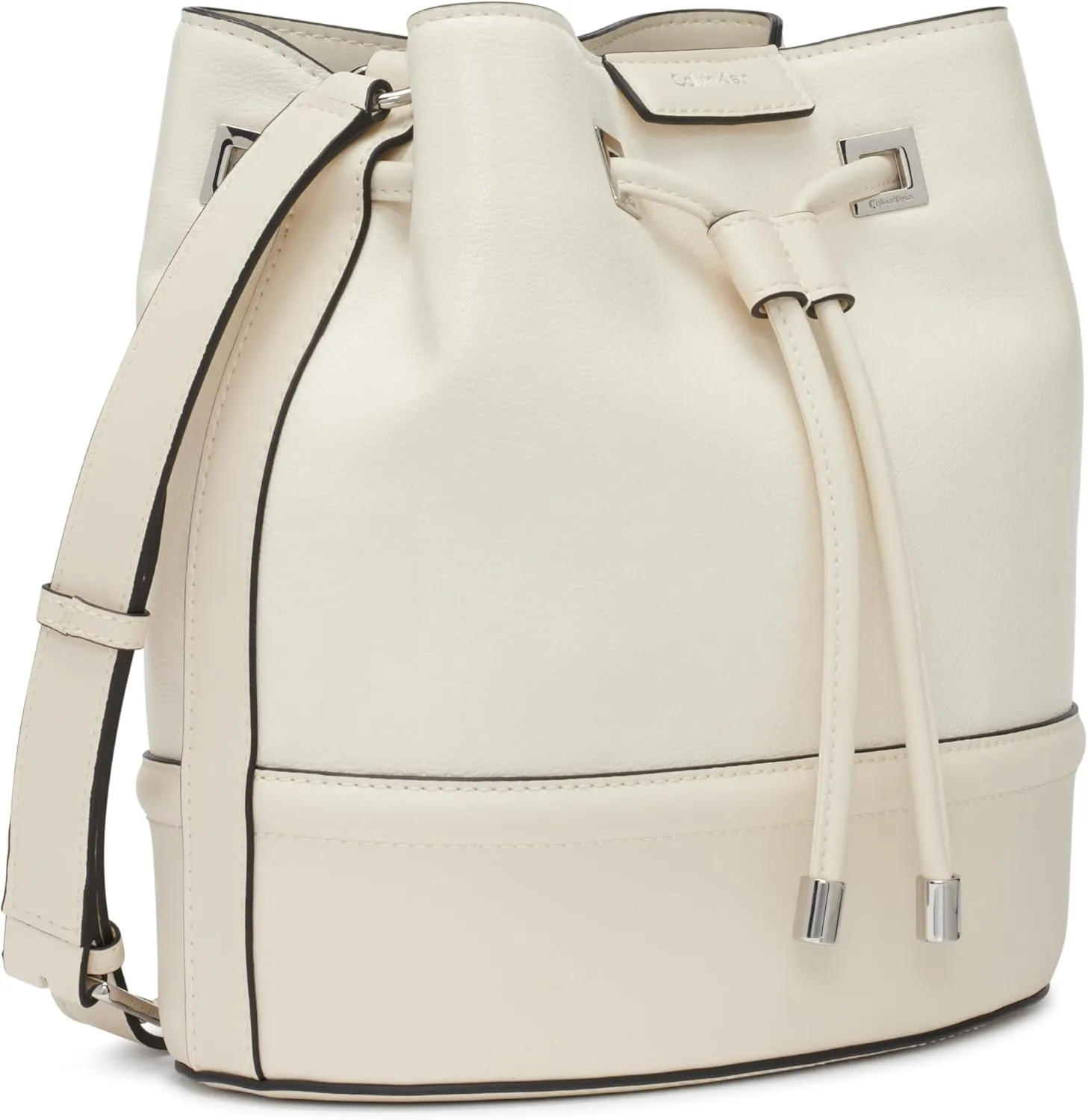 Calvin Klein Women's Ash Crossbody Bag  Vegan Leather, Monogram, 2 Pockets