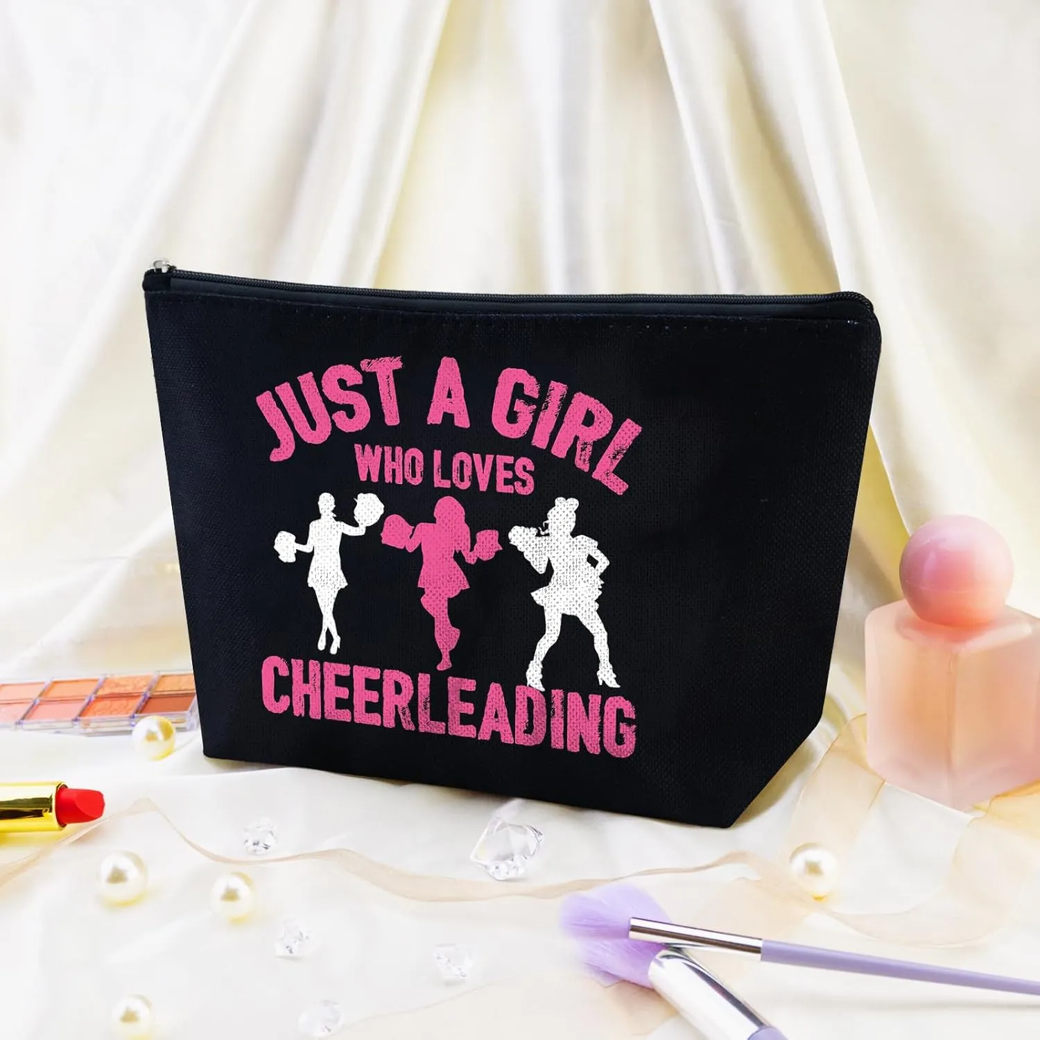 Cheer Makeup Bag Cheer Stuff Cheerleader Gifts Cheer Gifts Cheer Bags for Cheerleaders Cheerleading Stuff Cheer Bag Cheerleader Bag Cheer Cosmetic Bag Cheerleading Bag Cheer Coach Gift