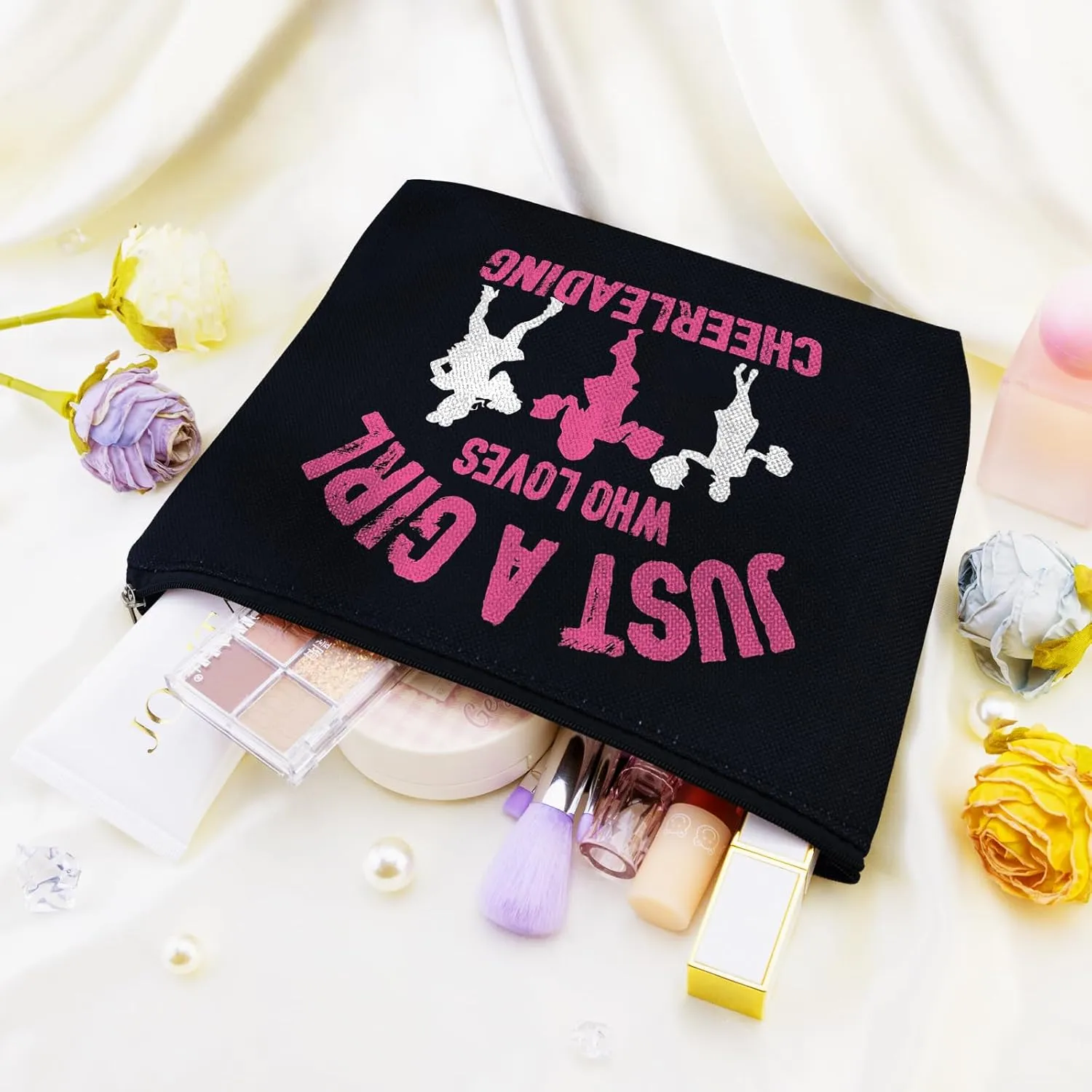 Cheer Makeup Bag Cheer Stuff Cheerleader Gifts Cheer Gifts Cheer Bags for Cheerleaders Cheerleading Stuff Cheer Bag Cheerleader Bag Cheer Cosmetic Bag Cheerleading Bag Cheer Coach Gift
