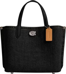 Coach Women's Denim Willow Tote 24