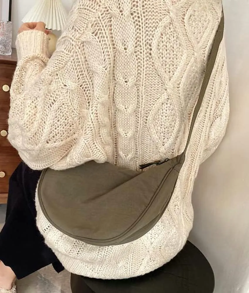 Crossbody Bag Hobo Sling Crescent Bag Women Men Trendy Small Shoulder Bag Purse Dumpling Bag Casual Handbag Adjustable Strap