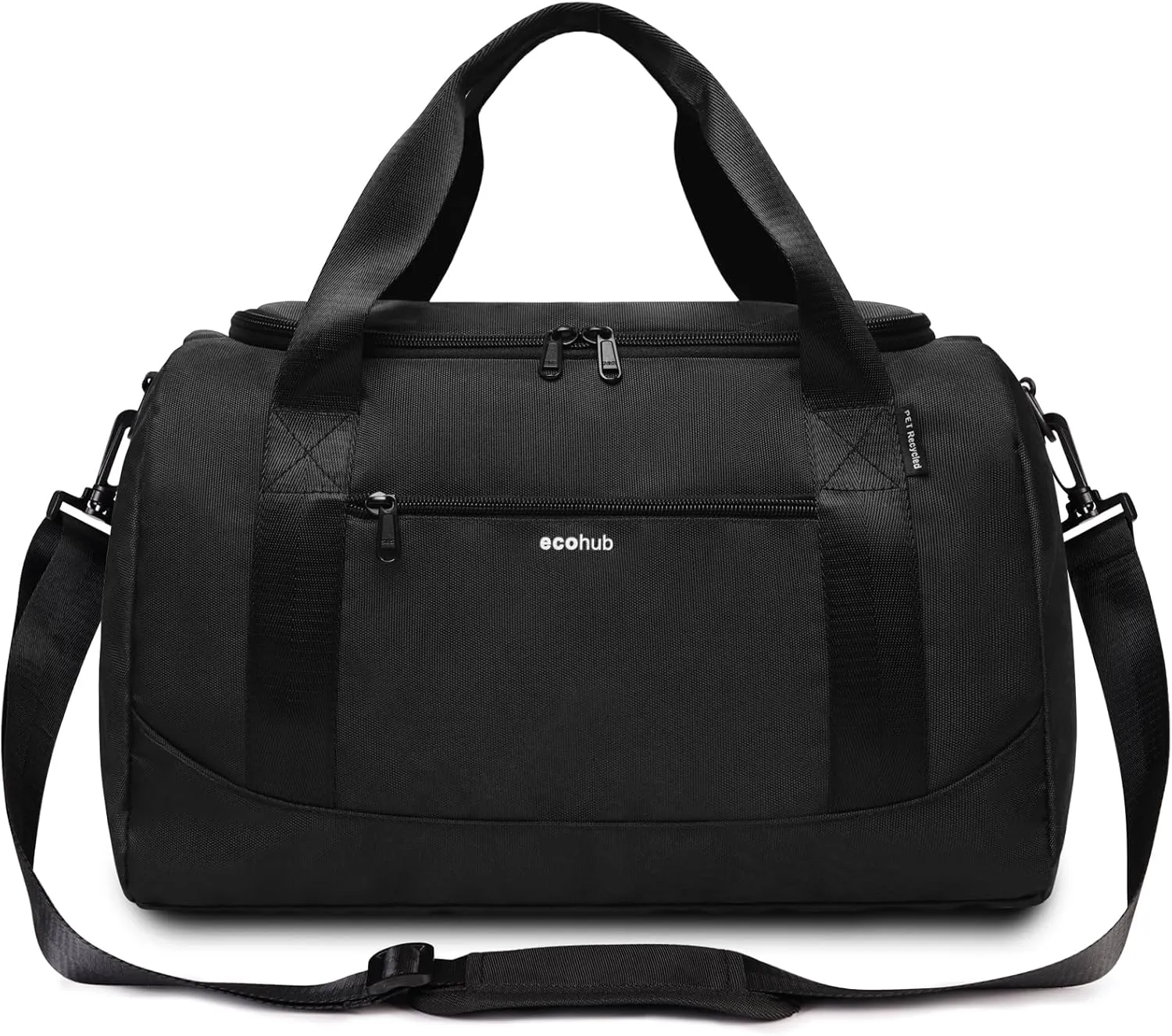 ECOHUB 16'' Personal Item Bag Mini Duffel Bag Small Travel Bag Underseat Carry on Bag for United Airlines Gym Bag for Women and Men