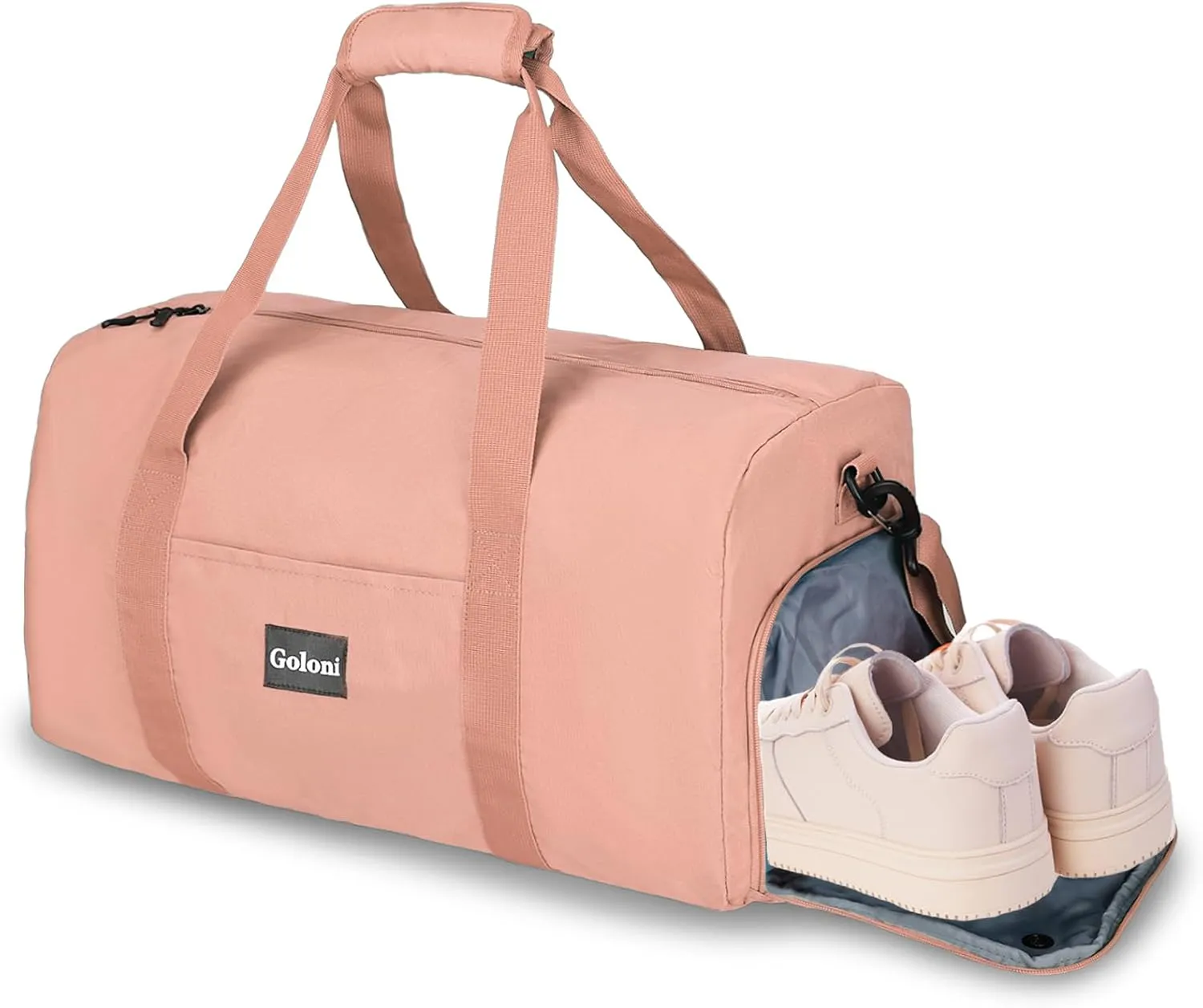 Goloni Cute Duffle Bag for Women, Gym Bag with Shoe Compartment, Lightweight Weekend Travel Duffel Bag,Overnight Bag with Wet Pocket