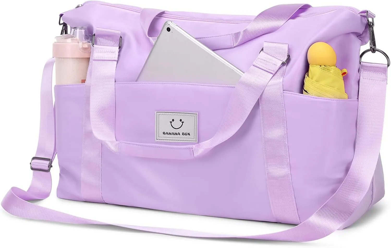 Gym bag for Women, Travel Duffel Bags with Trolley Sleeve, Weekender Overnight Bag, Carry on Tote Bag Dance Bag
