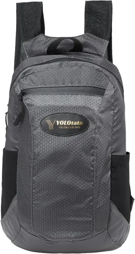 Hiking Daypacks for Women Waterproof Backpacks 15L Lightweight Packable Men Small Outdoor Sports Fan Multipurpose Travel Camping Bags Dark Grey