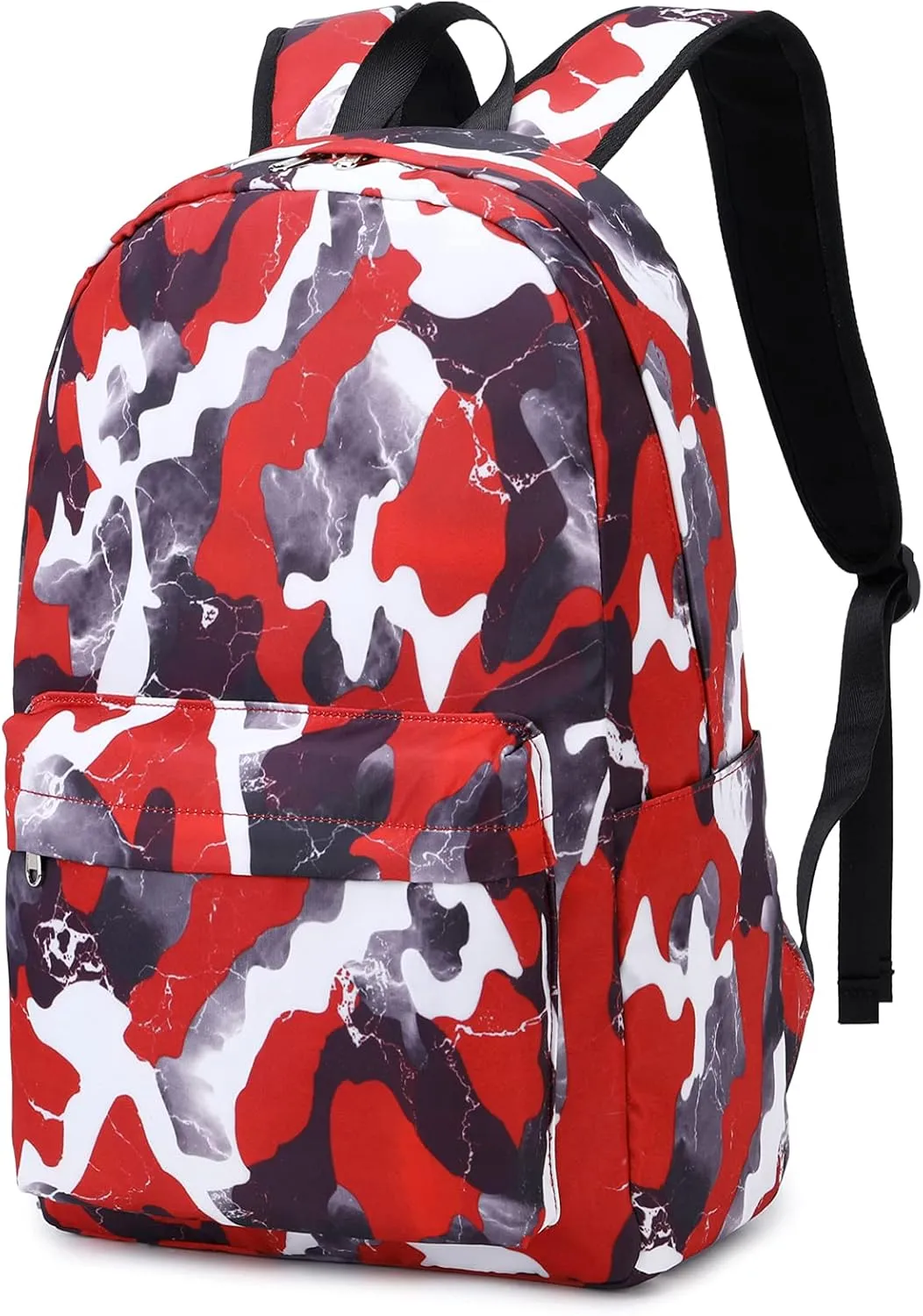 JIANYA Boy/Girl School Backpack Set Camouflage Bookbags School Bags for Elementary Middle School