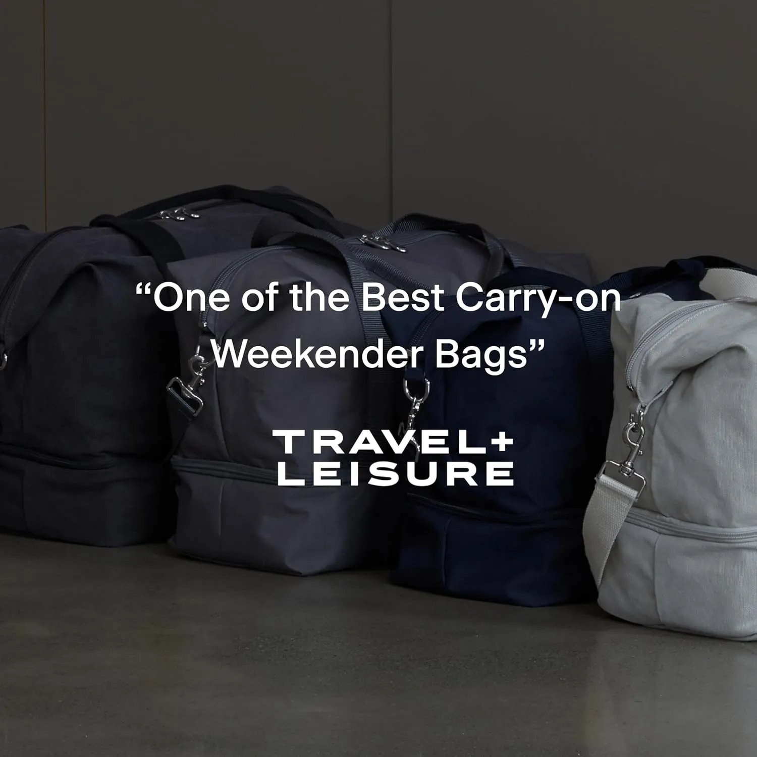 Lo & Sons Original Catalina Deluxe Premium Canvas Duffel Bag  Travel, Gym, Hospital, or Weekender Bag with Shoe Compartment for Men and Women
