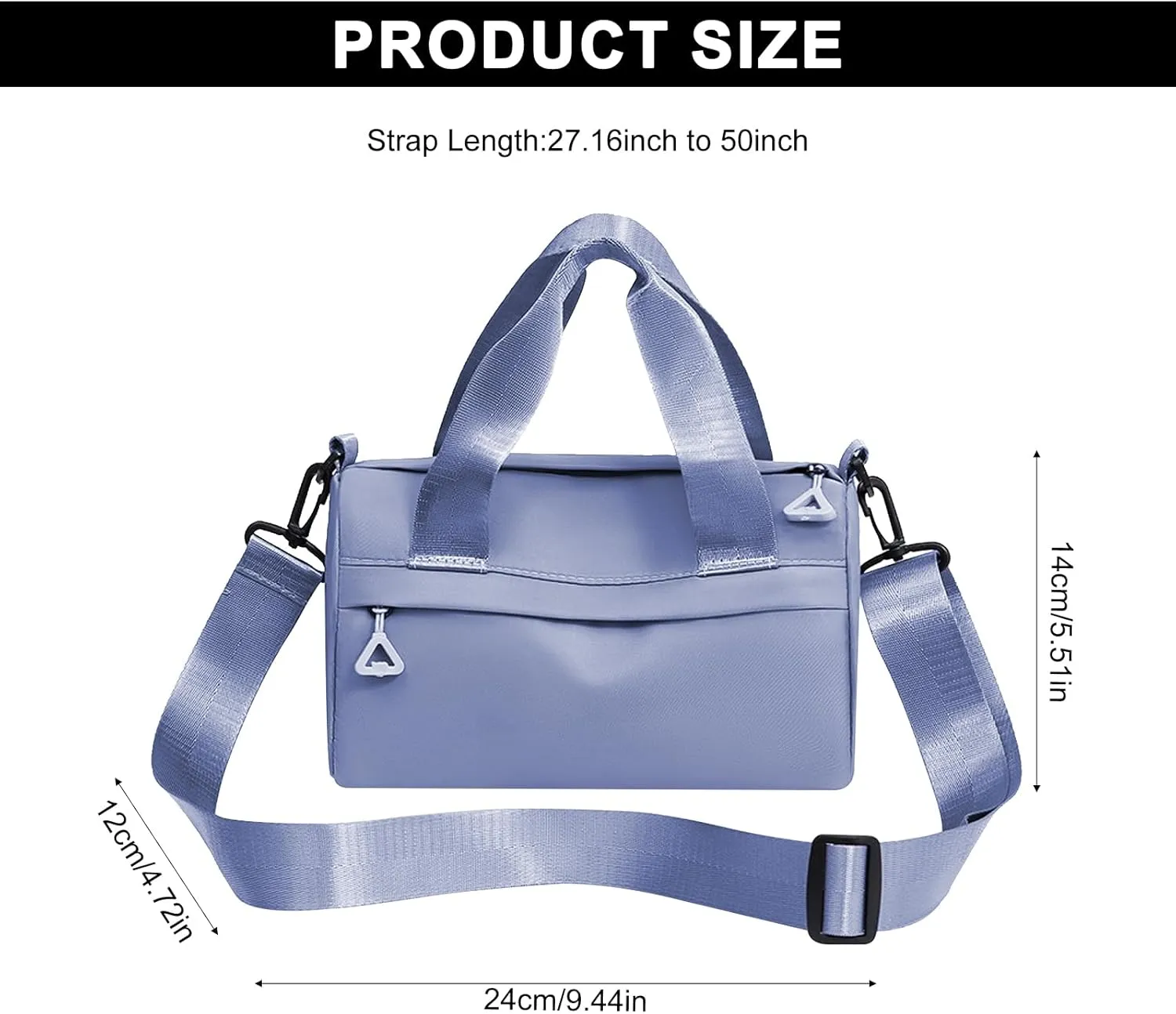 Mini Gym Bag Waterproof Gym Tote Bag Portable Fitness Shoulder Bag for Sports Travel