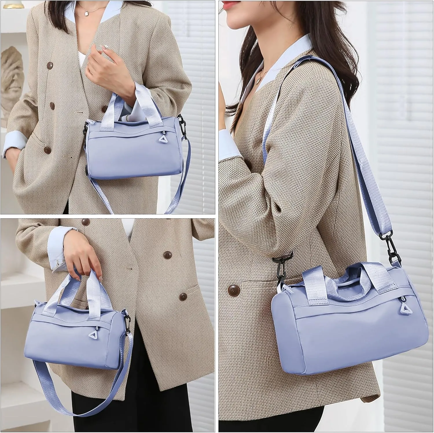 Mini Gym Bag Waterproof Gym Tote Bag Portable Fitness Shoulder Bag for Sports Travel