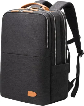 NOBLEMAN Men's and Womens Backpack, Laptop Backpack, Waterproof School Backpack, 15.6 Inch Laptop Backpack, Daypack, USB (Black plus)