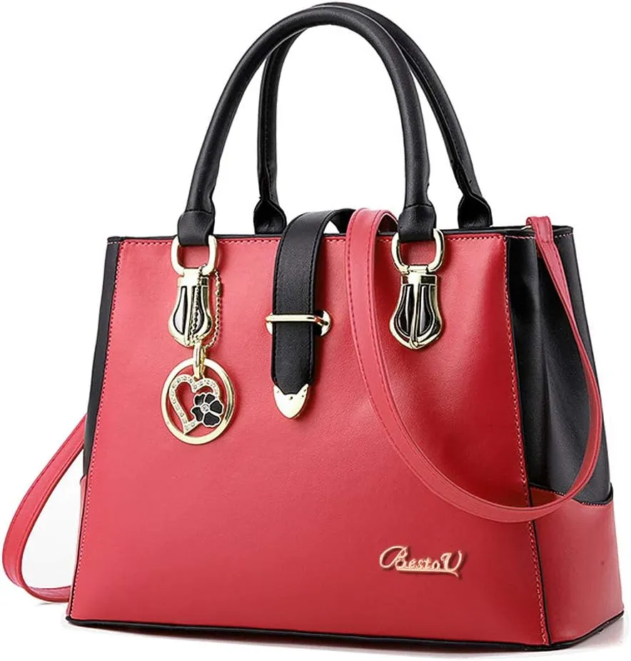 Purses and Handbags for Women Tote Shoulder Crossbody Bags with Long Strap Detachable