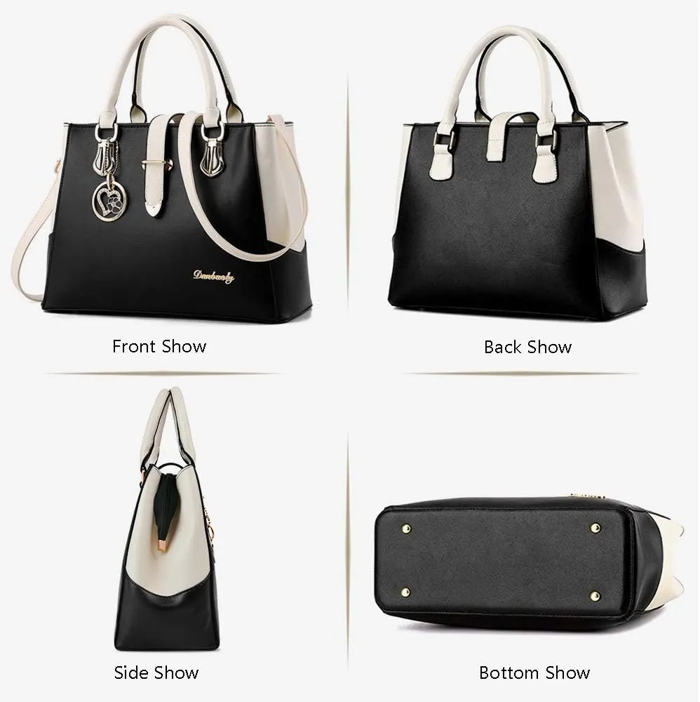Purses and Handbags for Women Tote Shoulder Crossbody Bags with Long Strap Detachable