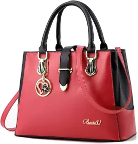Purses and Handbags for Women Tote Shoulder Crossbody Bags with Long Strap Detachable