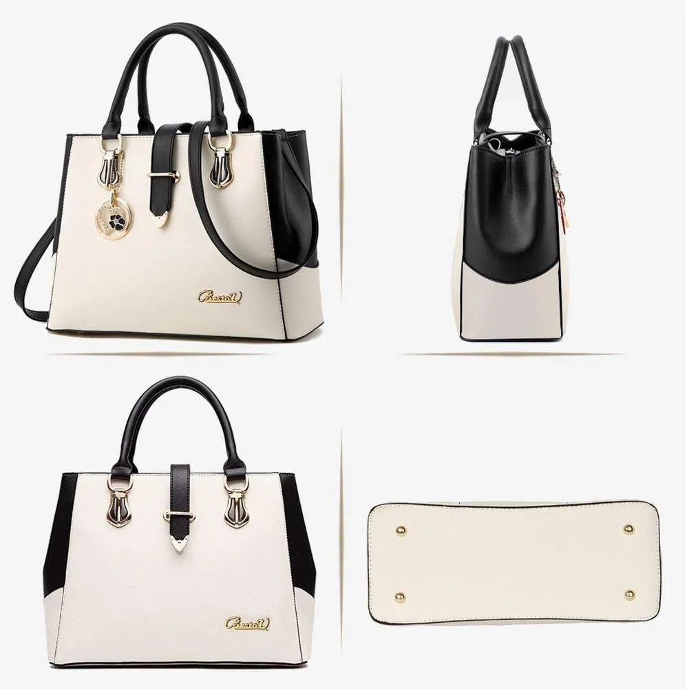 Purses and Handbags for Women Tote Shoulder Crossbody Bags with Long Strap Detachable