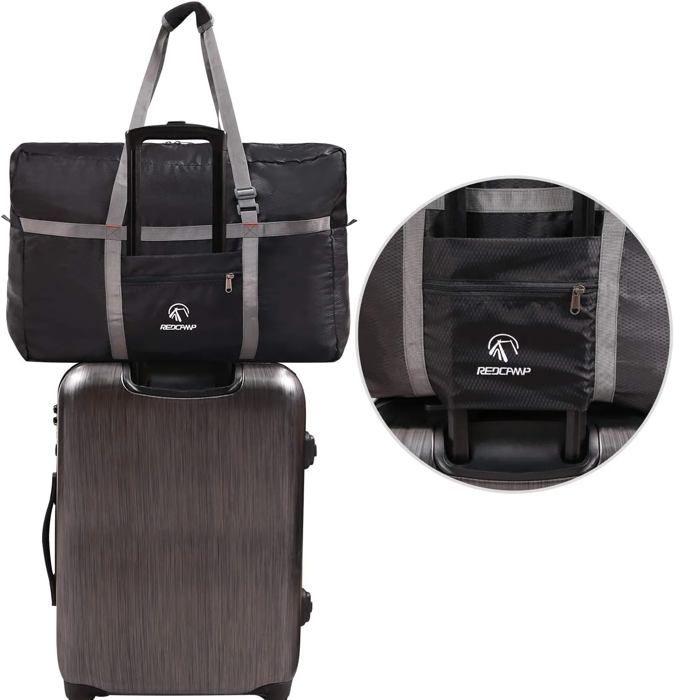 REDCAMP Foldable Travel Bag, Large Sports Bag, 75L/96L/100L, Lightweight Waterproof Tote Bag