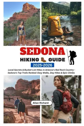 SEDONA HIKING GUIDE 2025-2026: Local Secrets & Bucket-List Hikes in Arizonas Red Rock Country - Sedonas Top Trails Ranked: Easy Walks, Day Hikes & Epic Climbs (ADVENTURE COMPANION GUIDEBOOK) Paperback  June 14, 2025