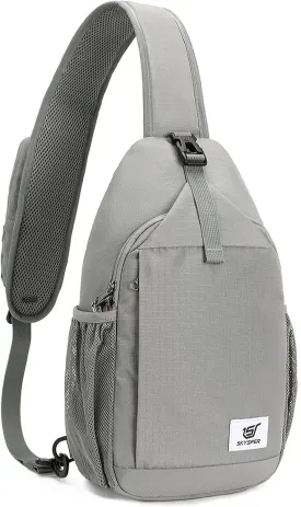 SKYSPER Sling Bag RFID Cross Body Bag Recycled Crossbody Backpack Travel Daypack