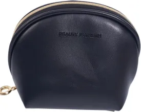 Small Makeup Bag - Mini Leather Travel Makeup Bag Small Cosmetic Bag for Purse