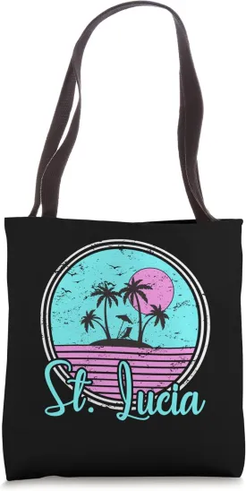 St. Lucia travel or holiday souvenir Tote Bag