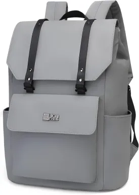 Stylish Laptop Backpack for Women Men, Waterproof Material College Backpack Lightweight Travel Daypack for Travel, Work, or Commuting, Fits 17.3 Inch Laptop