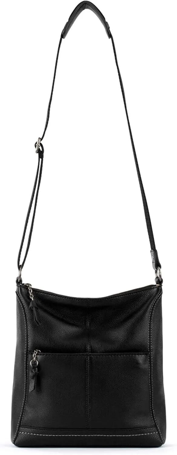 The Sak Lucia Leather Crossbody Purse - Premium Leather Women's Handbag for Everyday & Travel - Cross Body Bag With Zipper