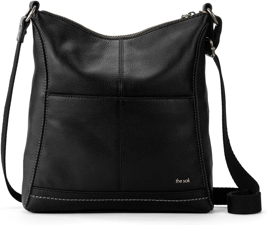 The Sak Lucia Leather Crossbody Purse - Premium Leather Women's Handbag for Everyday & Travel - Cross Body Bag With Zipper