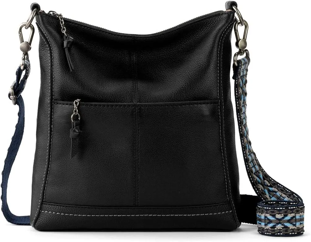 The Sak Lucia Leather Crossbody Purse - Premium Leather Women's Handbag for Everyday & Travel - Cross Body Bag With Zipper