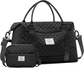 Travel Bag for Women, Overnight Duffel Weekender Bag with Toiletry Bag,Gym Bag with Wet Pocket,Personal Item Carry On Bag