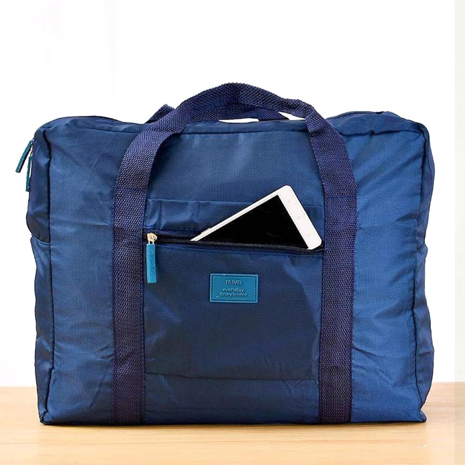 Travel Duffel Bag Lightweight Foldable Travel Bag for Women and Men Waterproof Tote Carry On Luggage Bag Weekender Overnight Bag (Blue)
