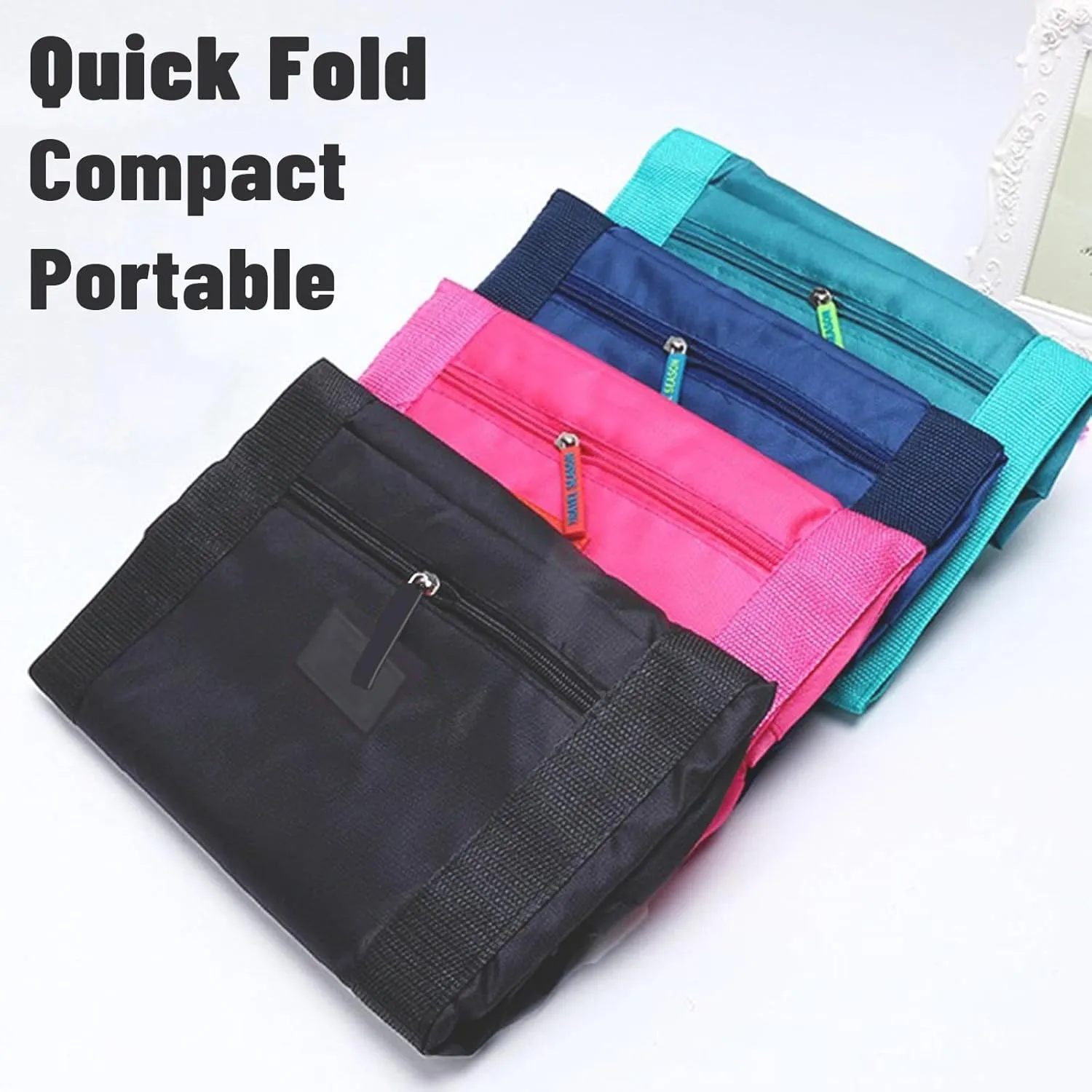 Travel Duffel Bag Lightweight Foldable Travel Bag for Women and Men Waterproof Tote Carry On Luggage Bag Weekender Overnight Bag (Blue)