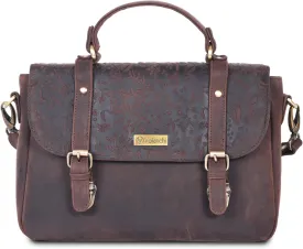 VALENCHI Leather Tote Bag For Women - Leather Handbags For Women - Trendy Ladies Shoulder Bag - Work, Travel