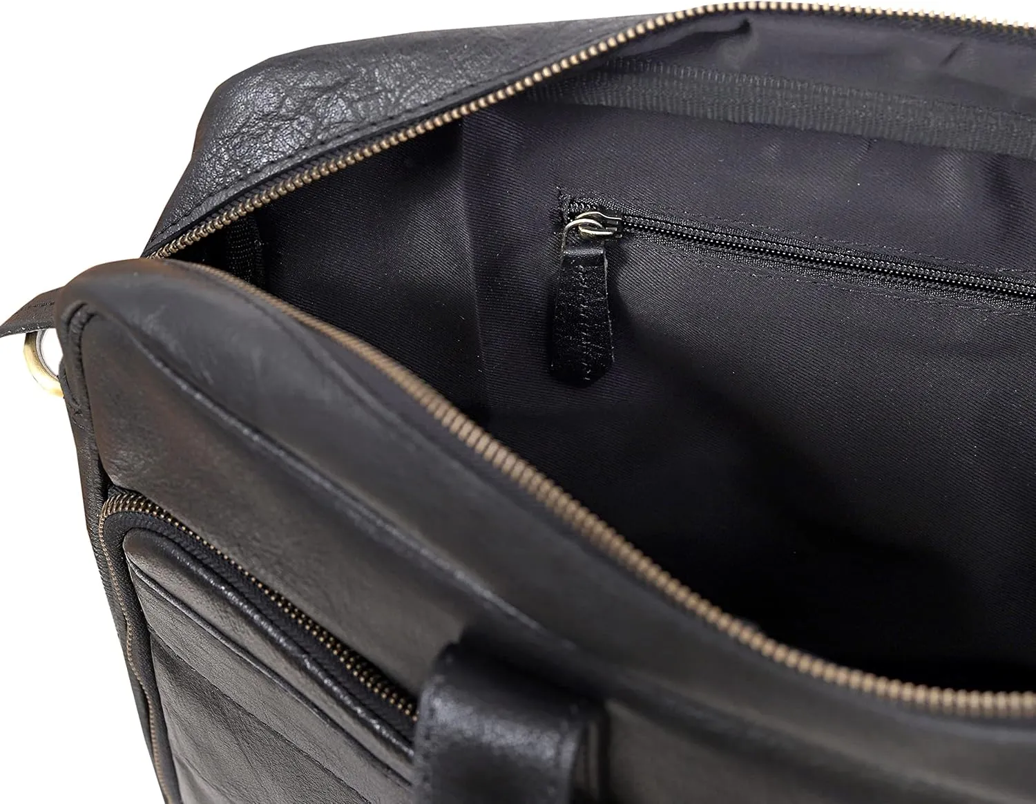 VC VINTAGE COUTURE Leather briefcase bag for men Leather Laptop Bags For Men and Women Travel Messenger Bag