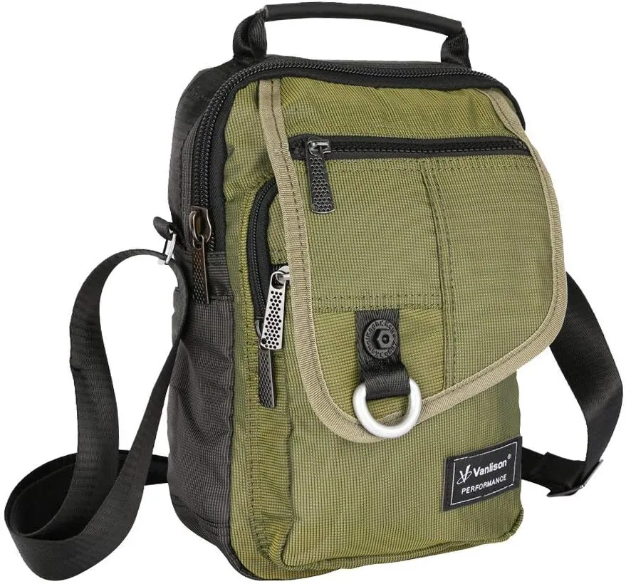 Vertical Messenger Bag, Crossbody Bag, Shoulder Bag Work Satchel for iPad Tablet Kindle