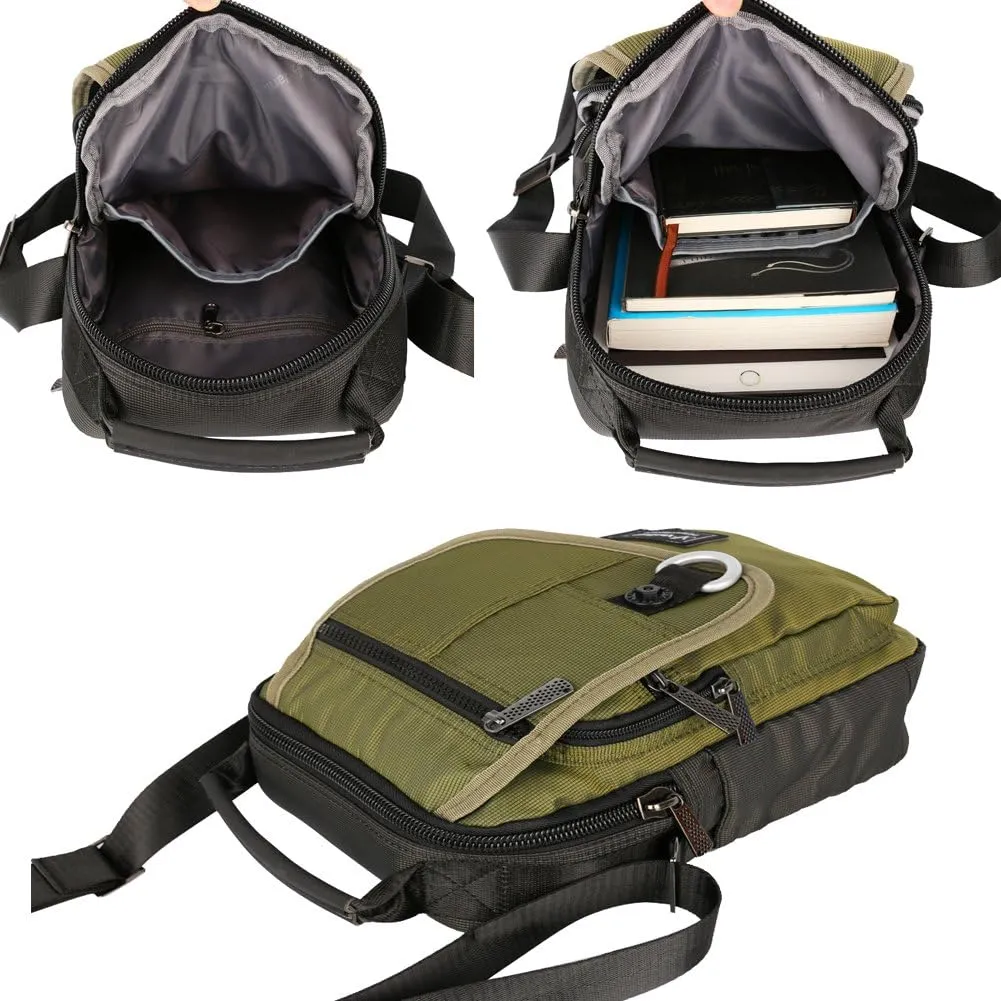 Vertical Messenger Bag, Crossbody Bag, Shoulder Bag Work Satchel for iPad Tablet Kindle