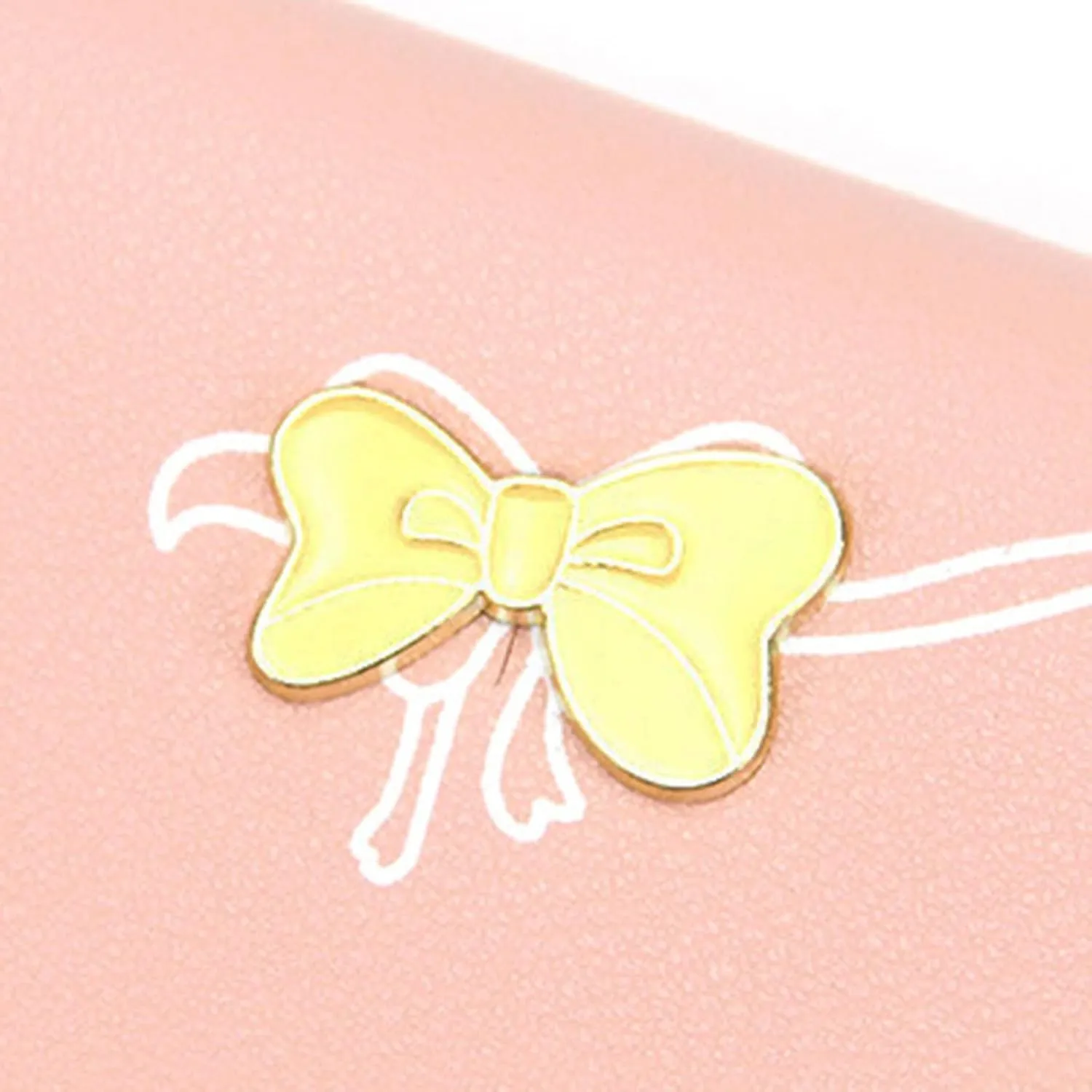 Women Fashion Bow Artificial Leather Underarm Bag Phone Bag Envelope Bag Purse Clutch Bag Minimalist (Black, One Size)