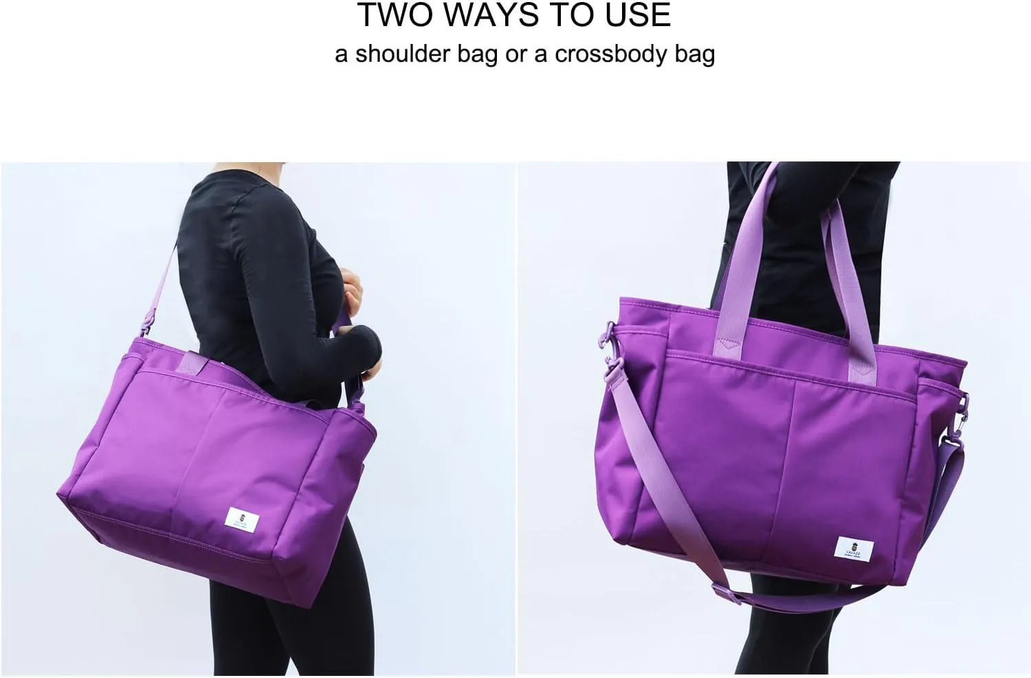 Women Weekender Overnight Travel Shoulder Bag Overnight Carry-on Duffel Gym Tote Luggage