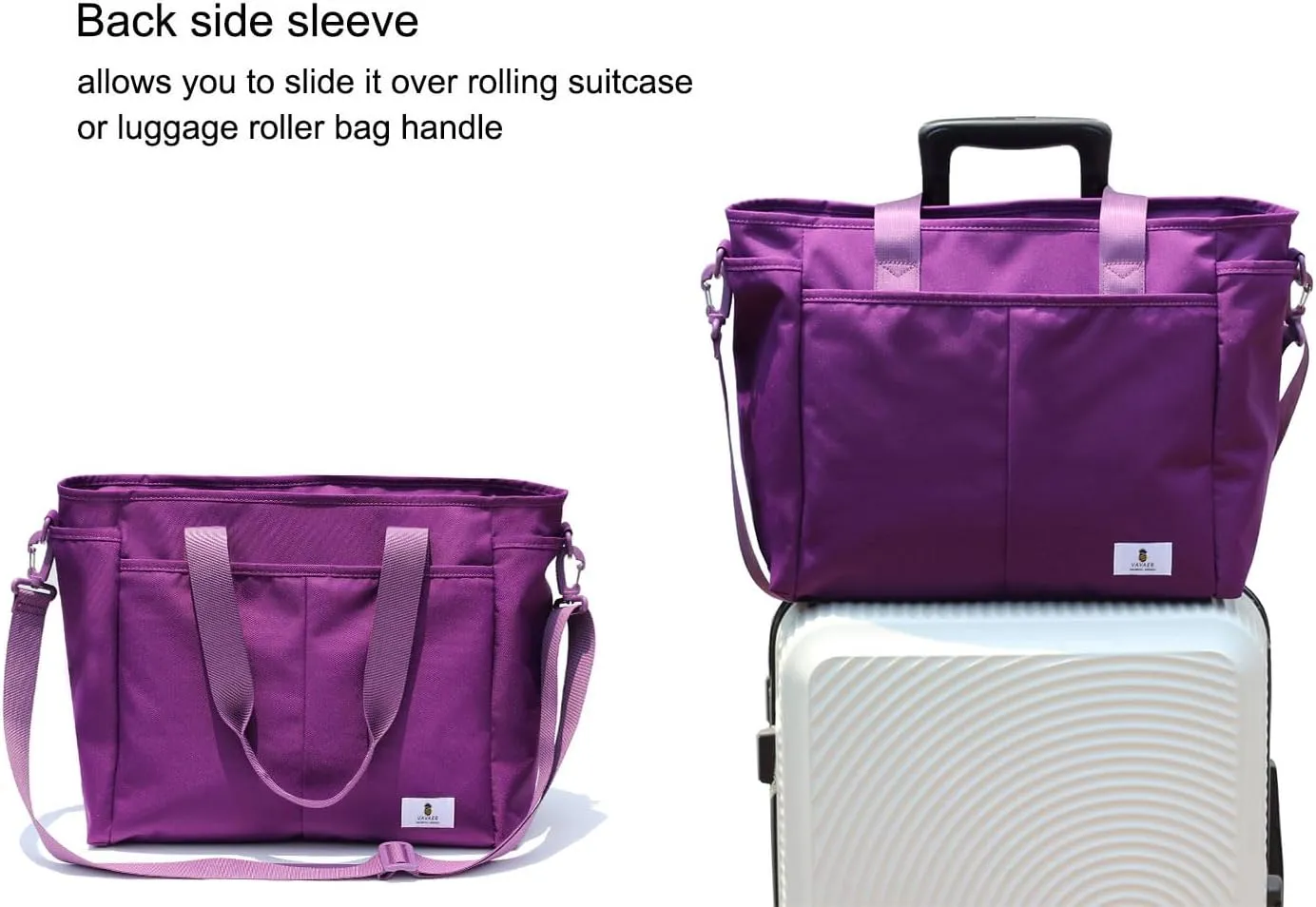 Women Weekender Overnight Travel Shoulder Bag Overnight Carry-on Duffel Gym Tote Luggage