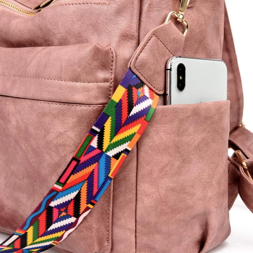 Women's Fashion Backpack Purse Multipurpose Design Convertible Satchel Handbags Shoulder Bag Travel bag