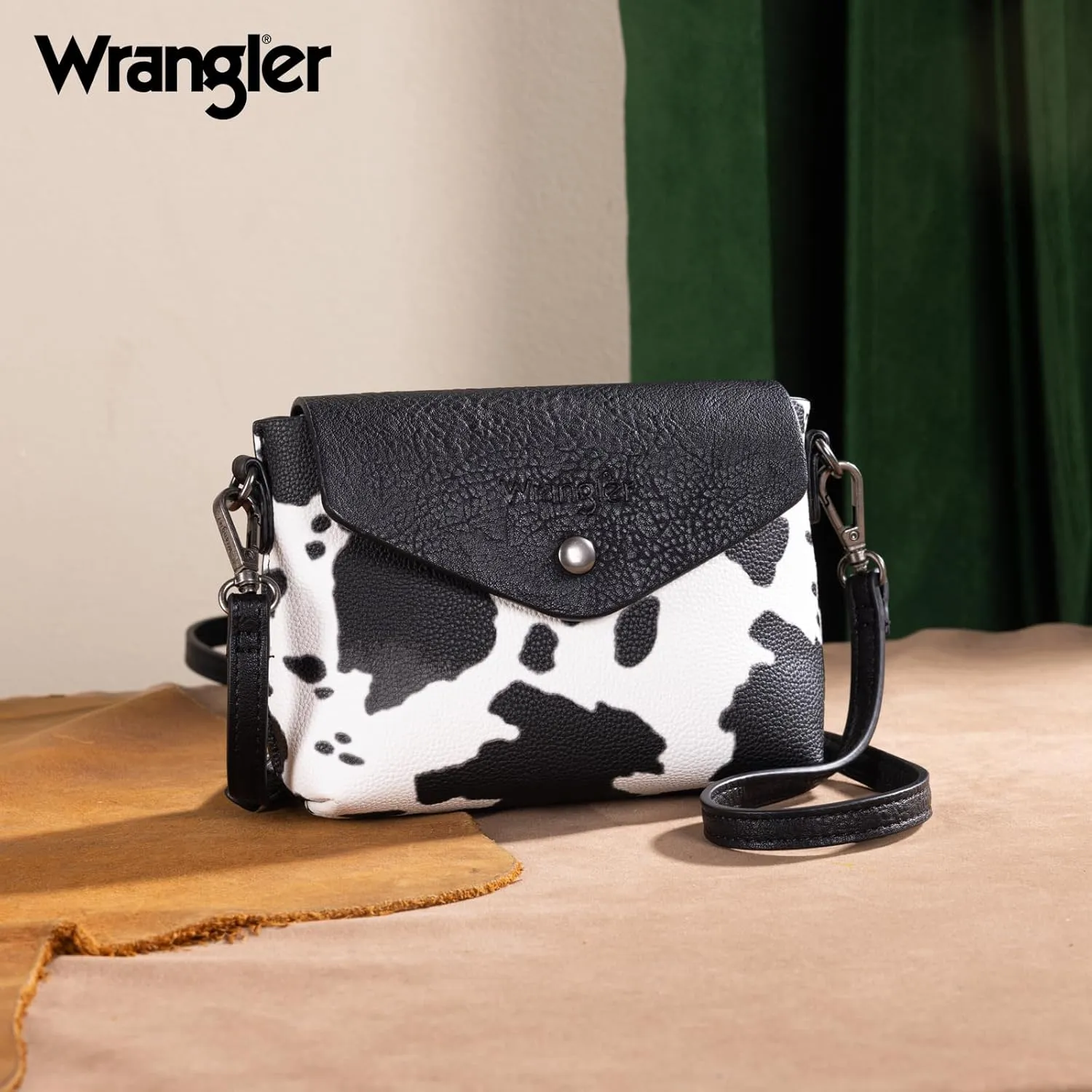 Wrangler Tote Handbags for Women Vegan Leather Shoulder Tote Purse with Small Crossbody Bag